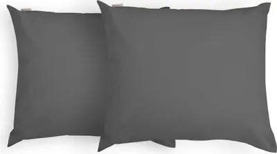 Produktbild von Crispy Baumwolle kissenbezug 60x70cm anthrazit