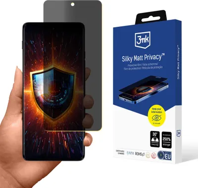 Produktbild von 3mk Display Schutzfolie Privatisierung Film Handyfolie Silky Matt Privacy für Motorola Edge 2024 Self-Heal