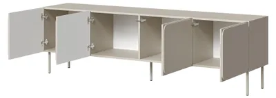 Produktbild von Mornago - TV-Schrank, 200x42x60h cm Beige, ein Regal