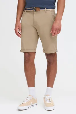 Produktbild von SOLID SDMonty Herren Chino Shorts Bermuda Kurze Hose mit Gürtel Stretch Eingrifftaschen Baumwollmischung Regular fit