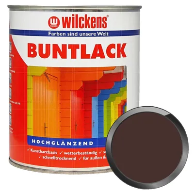 Produktbild von WILCKENS Buntlack Hochglänzend 0.375 Liter RAL 8017 Schokoladenbraun