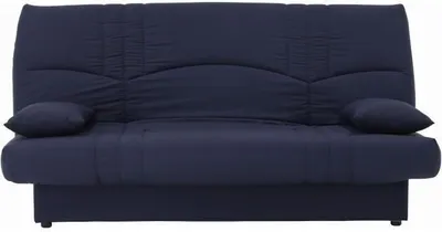 Image de DREAM Canapé-lit 3 places - Tissu bleu foncé - Slyle moderne - L 190 x P 92 cm