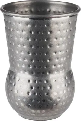Produktbild von APS 93338 Becher JULEP MUG, Edelstahl, gehämmerte Oberfläche, 400 ml, Ø 8 cm, Höhe 11,5 cm, Vintage-Look