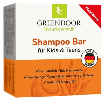 Produktbild von GREENDOOR Shampoo Bar für Kids & Teens