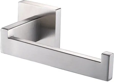 Produktbild von Edelstahl-Toilettenpapierhalter gebürstet nickel für Bad Wandmontage