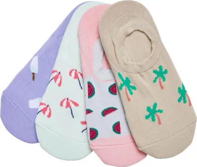 Image de Urban Classics TB5179 | Invisible Yarn Summer Socks 4-Pack Füßlinge - Farbe : multicolor - Größe : 43-46