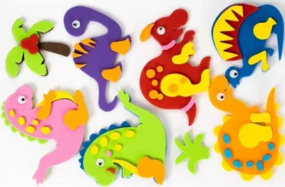 Produktbild von Naklejki piankowe 3D 3cm 8szt
