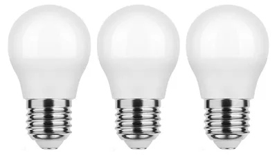 Produktbild von Modee E27 LED Kugellampe P45 2,9W 250lm 2700K Warmweiß 3 Stück