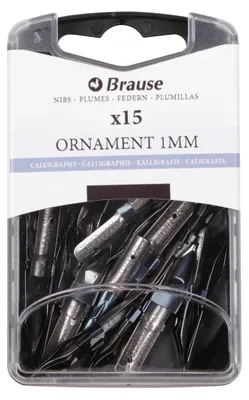 Produktbild von Brause Schachtel mit 15 Ornamentfedern 152010B