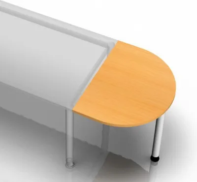 Produktbild von Ansatztisch LA60, 60 x 80 cm