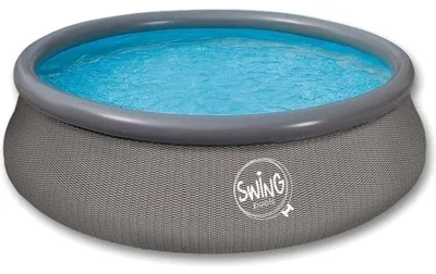 Produktbild von Quick Up Pool Schwimmbad SWING Rattan 366 x 91cm Pool Kinderpool Familienpool