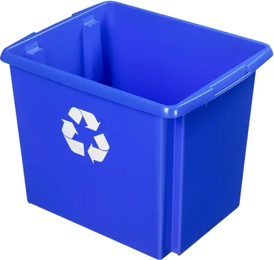 Image de Boîte Nesta Recycle bleue 45 litres.