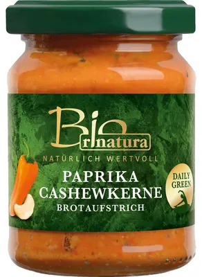 Zdjęcie produktu dla Organiczne orzechy nerkowca do smarowania papryką