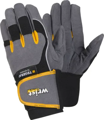 Produktbild von Ejendals Tegera® 9295 PRO Synthetikleder-Handschuhe mit Knöchelschutz für Industrie und Handwerk (6 Paar)