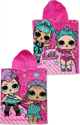 Produktbild von LOL Surprise Badeponcho - 50 x 115 cm - Baumwolle