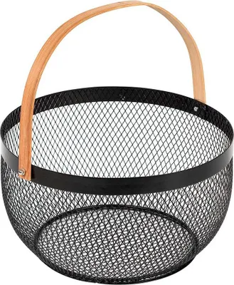Image de Panier Retro Mesh Diam.29cm Collection 'noir Kitchen'