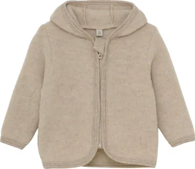 Produktbild von Enfant Huttelihut - Jacke Wool Fleece - Camel Melange - Gr. 68 | Babyjacke