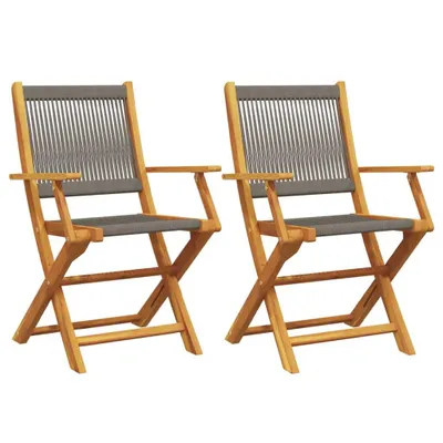 Image de VidaXL 367667, Terrasse, Acacie, Polypropylène (PP), Gris, 110 kg, 540 mm, 570 mm