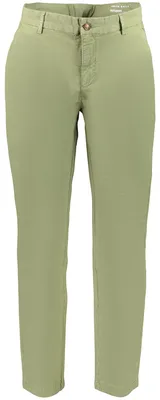 Image de Pantalon vert pour homme, coupe slim, 4 poches – Un style durable