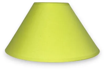 Produktbild von Various Leuchten Lampenschirm Hellgrün – E27 Baumwollstoff, konisch, 25 cm