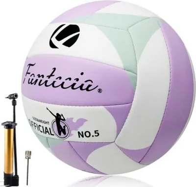 Zdjęcie produktu dla Siatkówka Fantecia Rozmiar 5, miękka skórzana siatkówka plażowa, do użytku wewnątrz i na zewnątrz, prezent dla dziewcząt, młodzieży i dorosłych