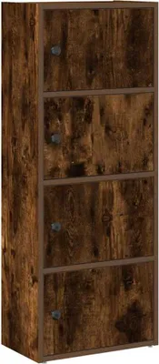 Obrázek produktu pro vidaXL Regál na knihy kouřový dub 40x24x102 cm materiál na bázi dřeva
