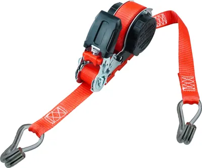 Produktbild von Automatik Ratschenspanngurt Zurrgurt, 5m x 25mm, 700daN, Doppelspitzhaken| PETEX
