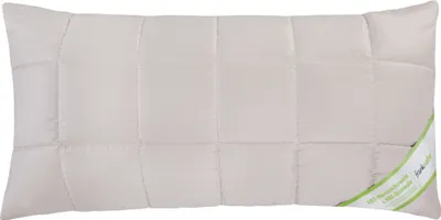 A white pillow on a white background.