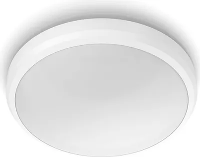 Produktbild von Philips Funktional Doris Deckenleuchte, 6 W, LED, Nicht austauschbare(s) Leuchtmittel, 600 lm, IP44, Weiß