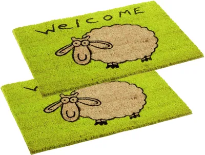 Produktbild von Astra Fußmatte COCO STYLE 2ER SET Grasgrün 40 x 60 cm