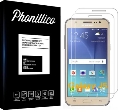Obrázok produktu pre Tvrdené sklo pre Samsung Galaxy J5 2015 J500 [2 ks] Ochranné sklo Fólia proti poškriabaniu odolná Phonillico®
