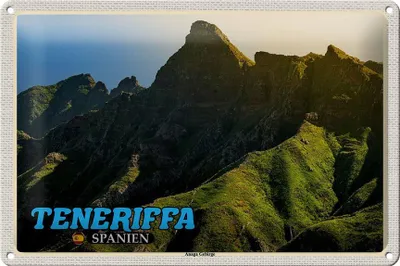 Produktbild von Blechschild Reise 30x20cm Teneriffa Spanien Anaga Gebirge