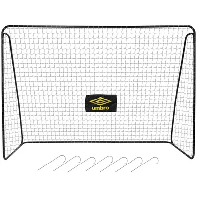 Obrázok produktu pre Umbro Futbalová bránka Umbro - 300 x 120 x 205 CM - Kovová - Vrátane 7 zemných háčikov - Čierna