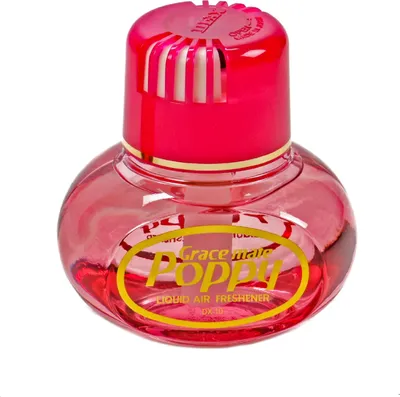 Produktbild von Original Poppy Lufterfrischer, mit Klebepad, Inhalt 150 ml, für Heim, LKW, PKW, Boot, Wohnmobil, Büro, Duftnote Erdbeere