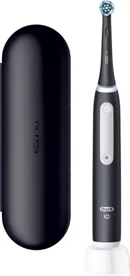 Produktbild von Oral B elektrische Zahnbürste Elektrozahnbürsten iO 3 Schwarz Ersatzkopf Reiseetui Pflege