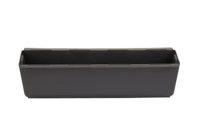Produktbild von BigDean 8er Set Paletten Blumenkästen - Einsatz - mit Hängesystem zum Einhängen-37cm anthrazit - Pflanzkasten für Europalette Balkonkasten Blumentopf