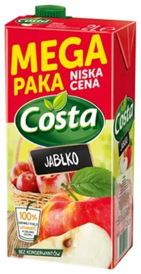 Obrázek produktu pro Napój Costa jabłkowy 2L