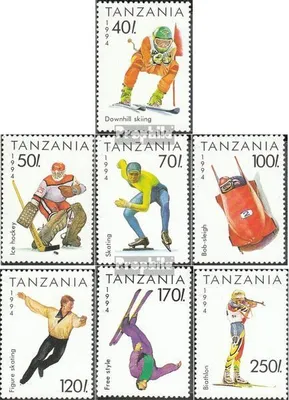 Produktbild von Briefmarken Tansania 1994 Mi 1705-1711 (kompl.Ausg.) postfrisch Olympische Winterspiele 1994