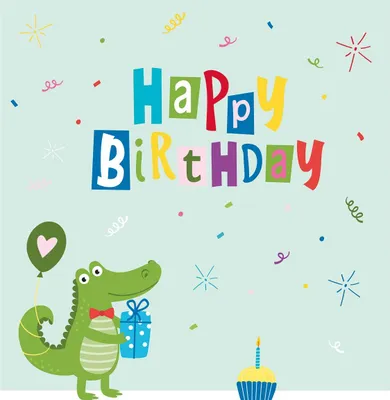 Produktbild von 20 Servietten Croco Birthday - Geburtstag mit Krokodil 33x33cm