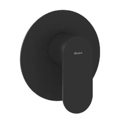 Produktbild von Ravak Eleganta - Unterputzarmatur, mit Körper, schwarz matt X070299