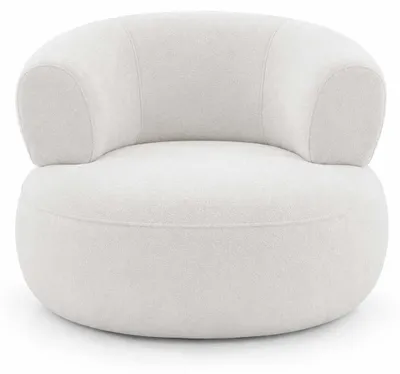 Produktbild von Wohnzimmer Weiß Sessel Moderner Design Polstermöbel Polstersessel