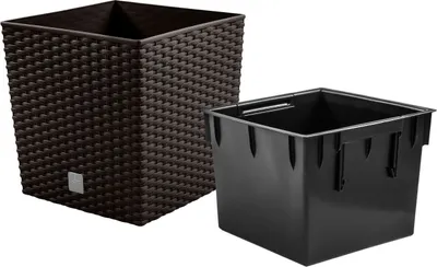 Produktbild von Prosperplast Blumentopf RATO LOW Braun 17 cm