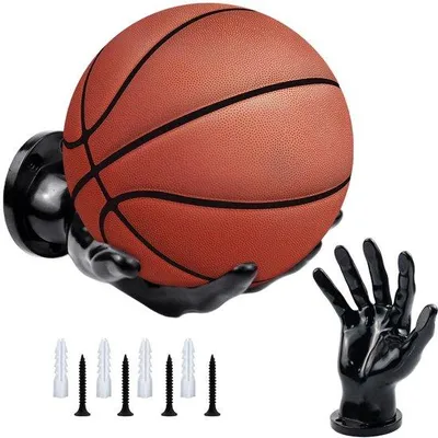 Produktbild von Azomor® Wandhalter in Handform für verschiedene Sportbälle und Zubehör