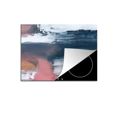 Produktbild von KitchenYeah© Herdabdeckplatte Abstrakt - Malerei - Design , 70x52cm, Küche Deko, Glaskeramikkochfeld Herdabdeckung, Abdeckplatte fùr Kochfeld