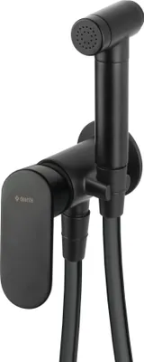 Produktbild von Bidetarmatur, Unterputzmontage, mit Bidet-Handbrause schwarz