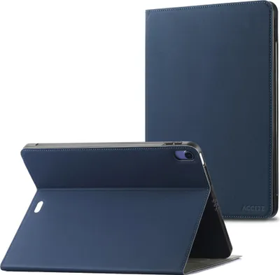 Productafbeelding van Accezz Classic Tablet Case voor de Apple iPad Air 11 inch (2026) M4 / (2025) M3 / (2024) M2 / Air 5 (2022) / Air 4 (2020) - Donkerblauw