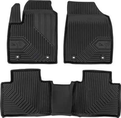 Image de Tapis de Sol de Voiture No.77 pour MG HS I 2018-2024 TPE Antidérapant Noir 3Pcs