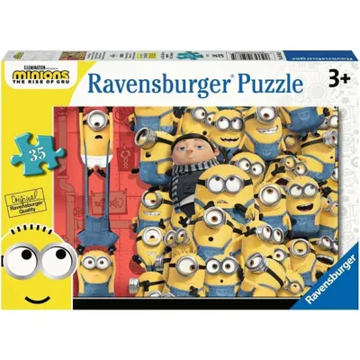 Zdjęcie produktu dla RAVENSBURGER Puzzle Mimons 2: Złoczyńca nadchodzi 35 elementów