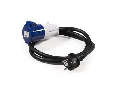 Produktbild von CEE-Kupplung auf Schutzkontakt-Stecker McPower, 1,5m H07RNG 3G2,5, 230V, IP44