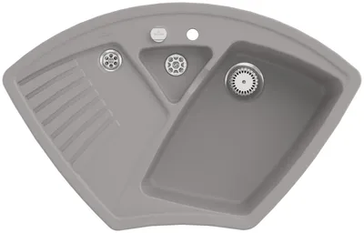 Produktbild von Villeroy & Boch Keramikspüle 672902KD, Arena Eck Eckspüle - inkl.